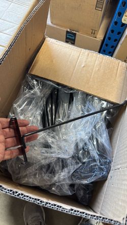 12” Black Gridwall Hooks - 100 pc/box - New