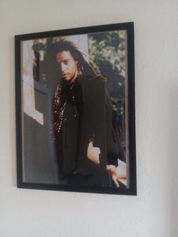 Maxi Priest Vintage Poster Frame 1980s Original 24x18 Rare