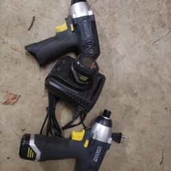 2 Chicago Electric  Cordless Drills