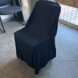Black Wedding Chair Covers  1 . 00 Each 