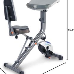 Exercise Bike With Adjustable Desk. Pick Up Only Highland. Weight Limit 400lbs 