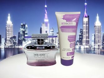 Sex in The City EDP Lust 100 ml + Lust Perfumed Body Lotion 6.8 oz Rare Set