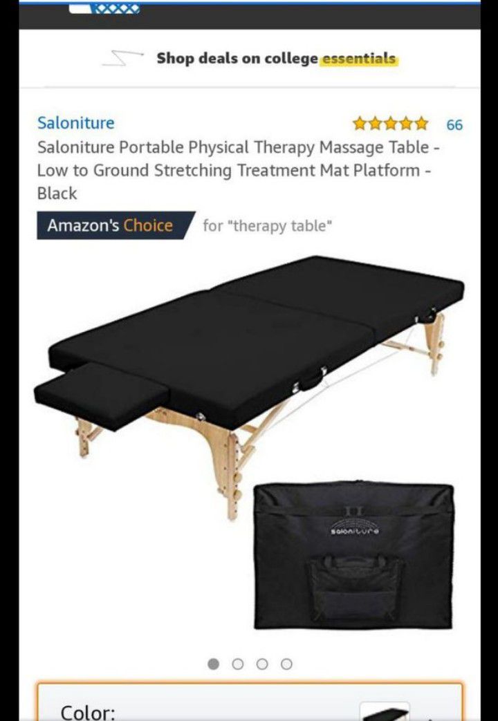 BLUE -Portable Physical Therapy / Massage Table / Stretching Treatment..... CHECK OUT MY PAGE FOR MORE ITEMS