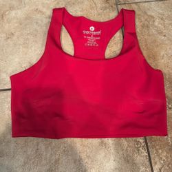 Red Sports Bra