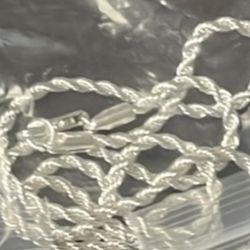 Rope chain 925 22”