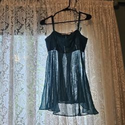 Teal Slip Dress