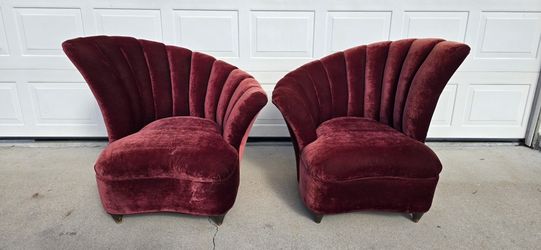 VINTAGE MID CENTURY REGENCY ART DECO CLUB CHAIR