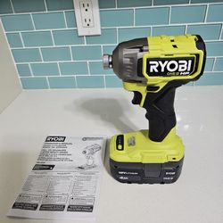RYOBI  ONE +18V BRUSHLESS 4-MODE IMPACT DRIVER BRAND NEW NEVER USED PEMBROKE PINES  THIS IS ONE OF BEST IMPACT DRIVER &  18V 4AH BATTERY 