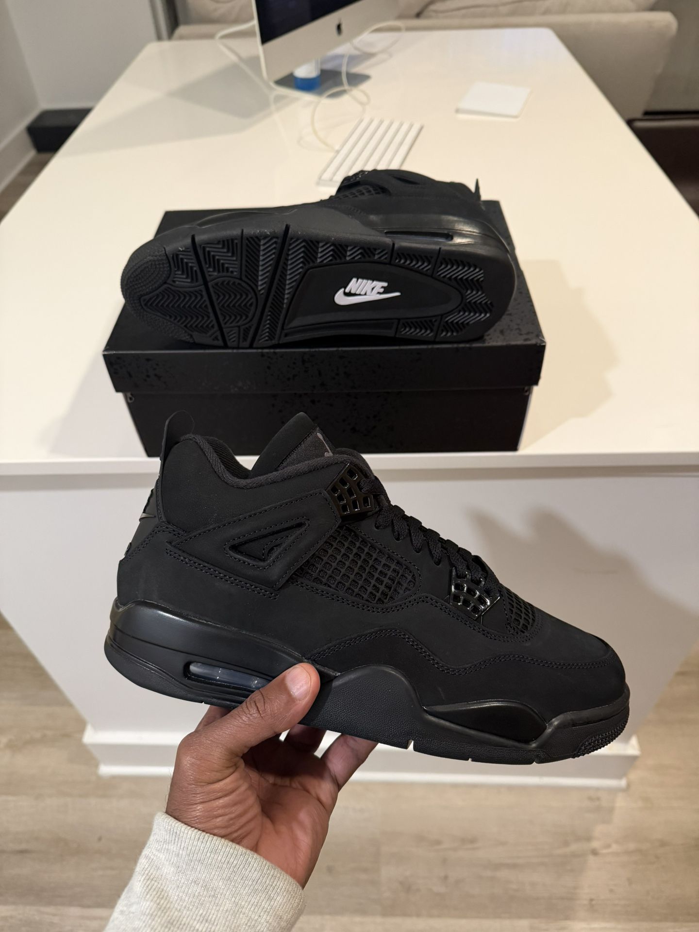 Jordan 4 Black Cat Size 12 With  Receipt.  