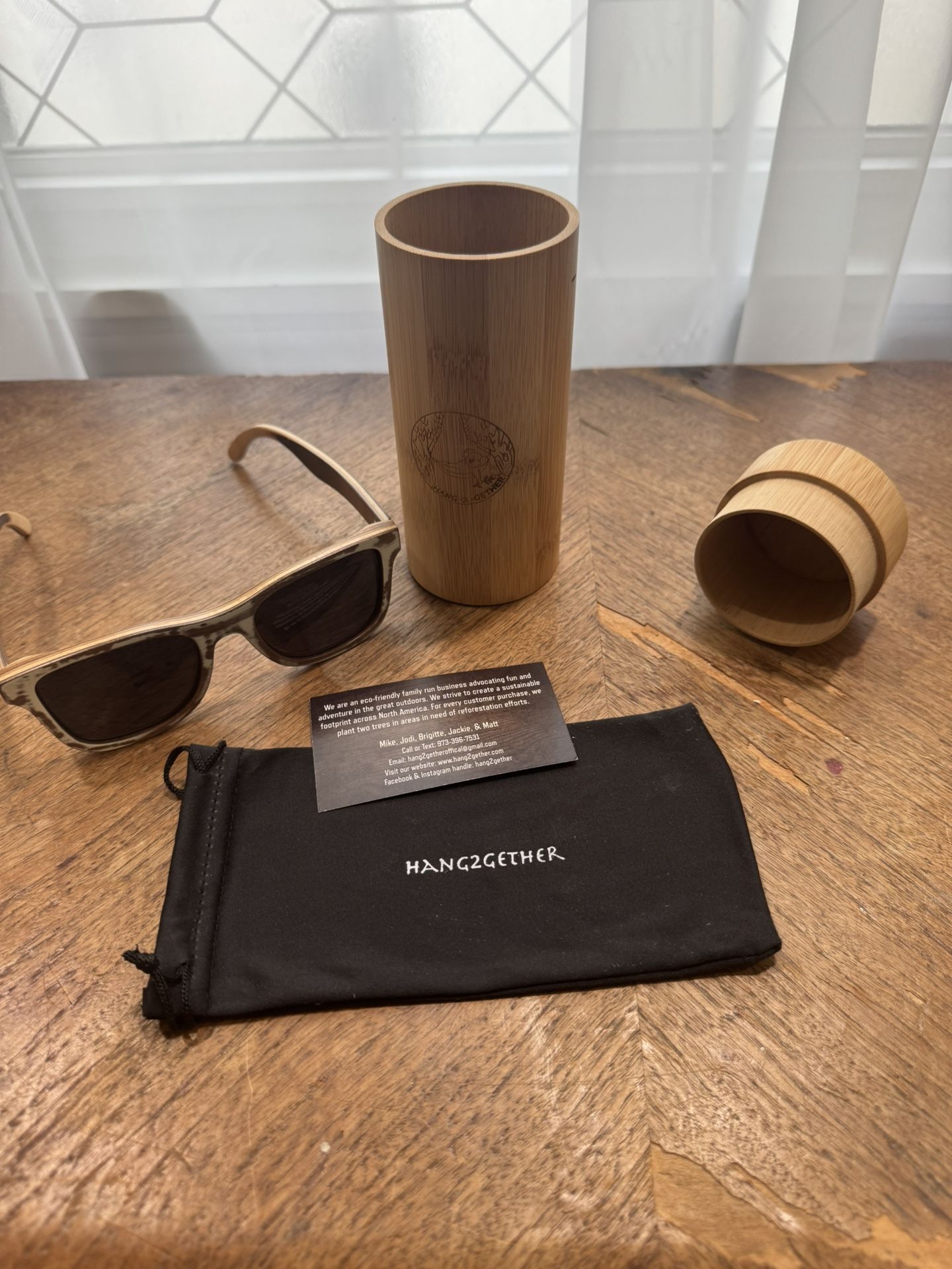 Distressed Wooden Sunglasses Unisex Purchased From A Small Business Handmade