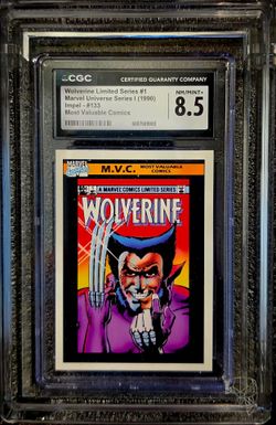 Marvel 1990 Universe: Wolverine Limited Series #1 🔑 #133 MVC CGC GRADED 🔥🔥🔥