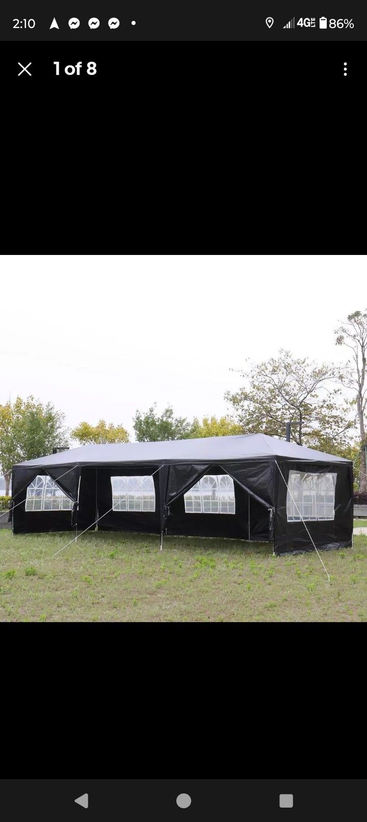 30x10 Party Tent New 150