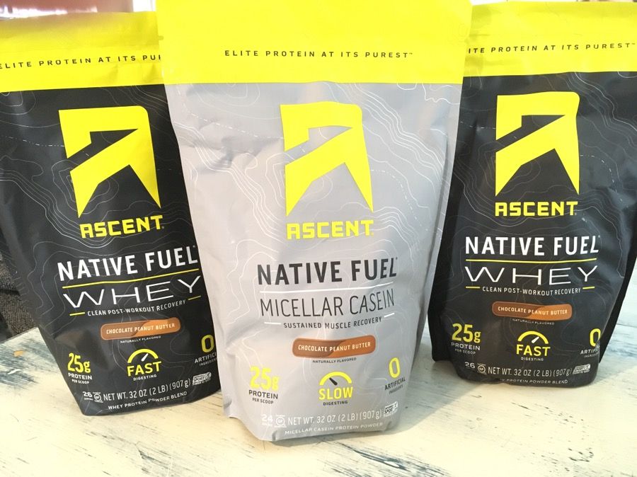 PROTEIN POWDER- Ascent Native Fuel Whey- Post & Pre Workout!