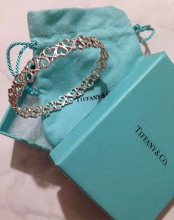 Tiffany & Co. Loving Hearts Bangle RARE