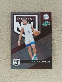 2025 Darius Acuff Jr. Panini NIL National Rated Prospect Diamond Plate #NIL17