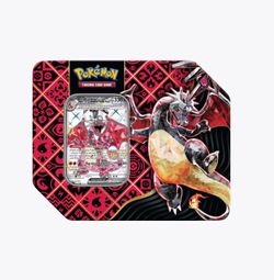 Paldean Fates Charizard Tin