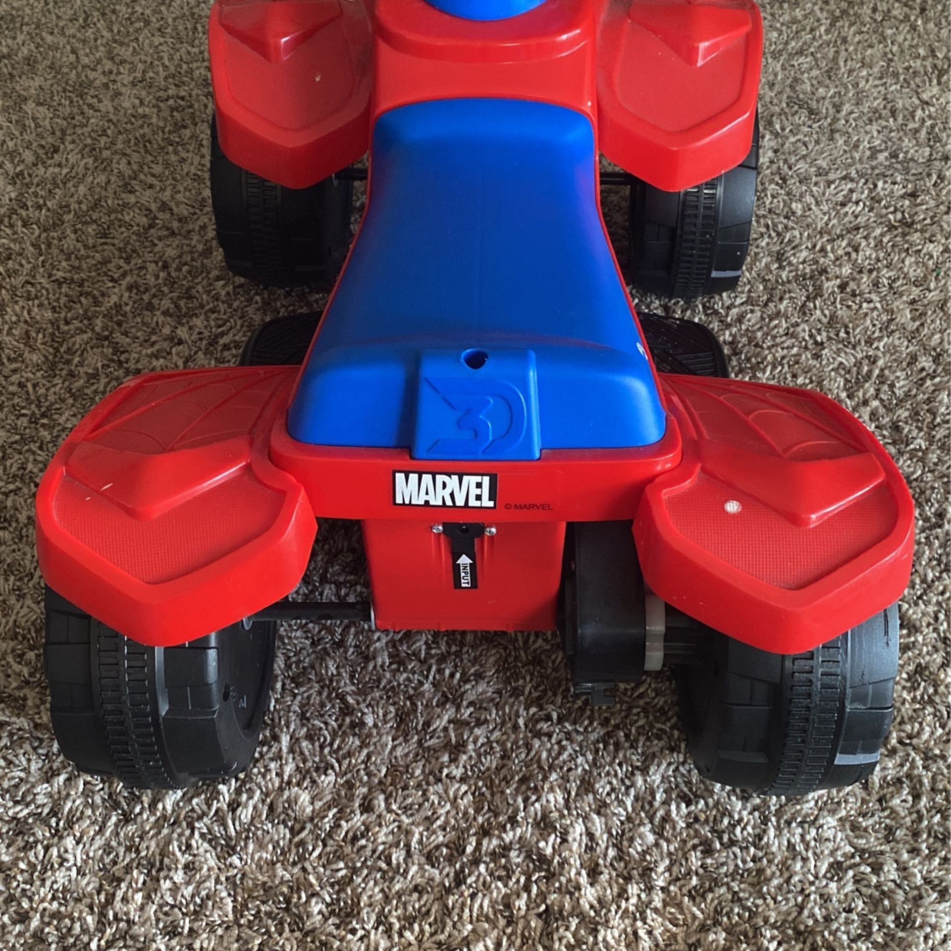 6v marvel captain cheap america toddler quad