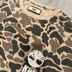 Kith Timberland Large Crew Neck Camo 
