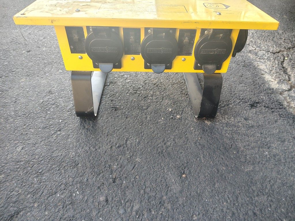 Southwire 12"24.25" X 20.5" Yellow X-Treme Temporary Power Box
