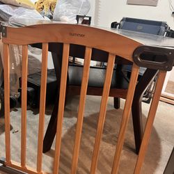 Metal And Wood Baby/Pet Gate