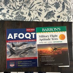 AFOQT PREP BOOKS NEVER OPENED