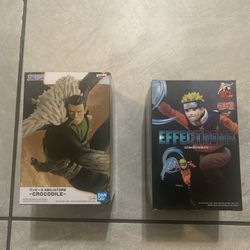 Banpresto Statues Naruto/one Piece New In Boxes