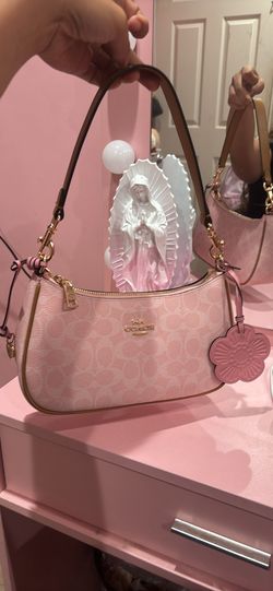 Pink coach bag
