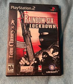 Rainbow Six Lockdown (PlayStation 2, PS2) Complete w/Manual