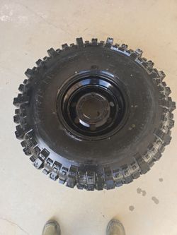 15 / 38.5-15LT  TSL BOGGER SUPER SWAMPER WHEEL (SPER TIRE)