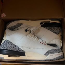 Air Jordan 3 White Cement Sneakers