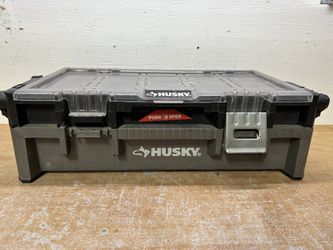 Husky Cantilever Tool Box Organizer w/ 15 Removable Bins