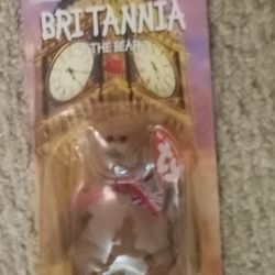 NIP International Britannia Vintage  Antique 1997 Ty Beanie Baby 