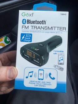 Bluetooth FM Transmitter/Fast Charger for the Car!
