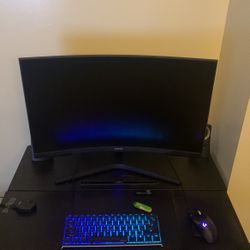 27” Samsung G5 Oddysey G55C Curved 165Hz QHD Monitor