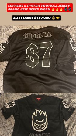 Supreme x Spitfire football jersey