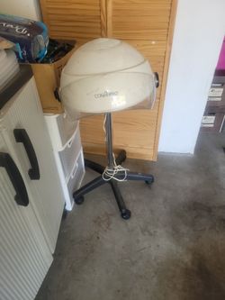 stand up hair dryer on wheels