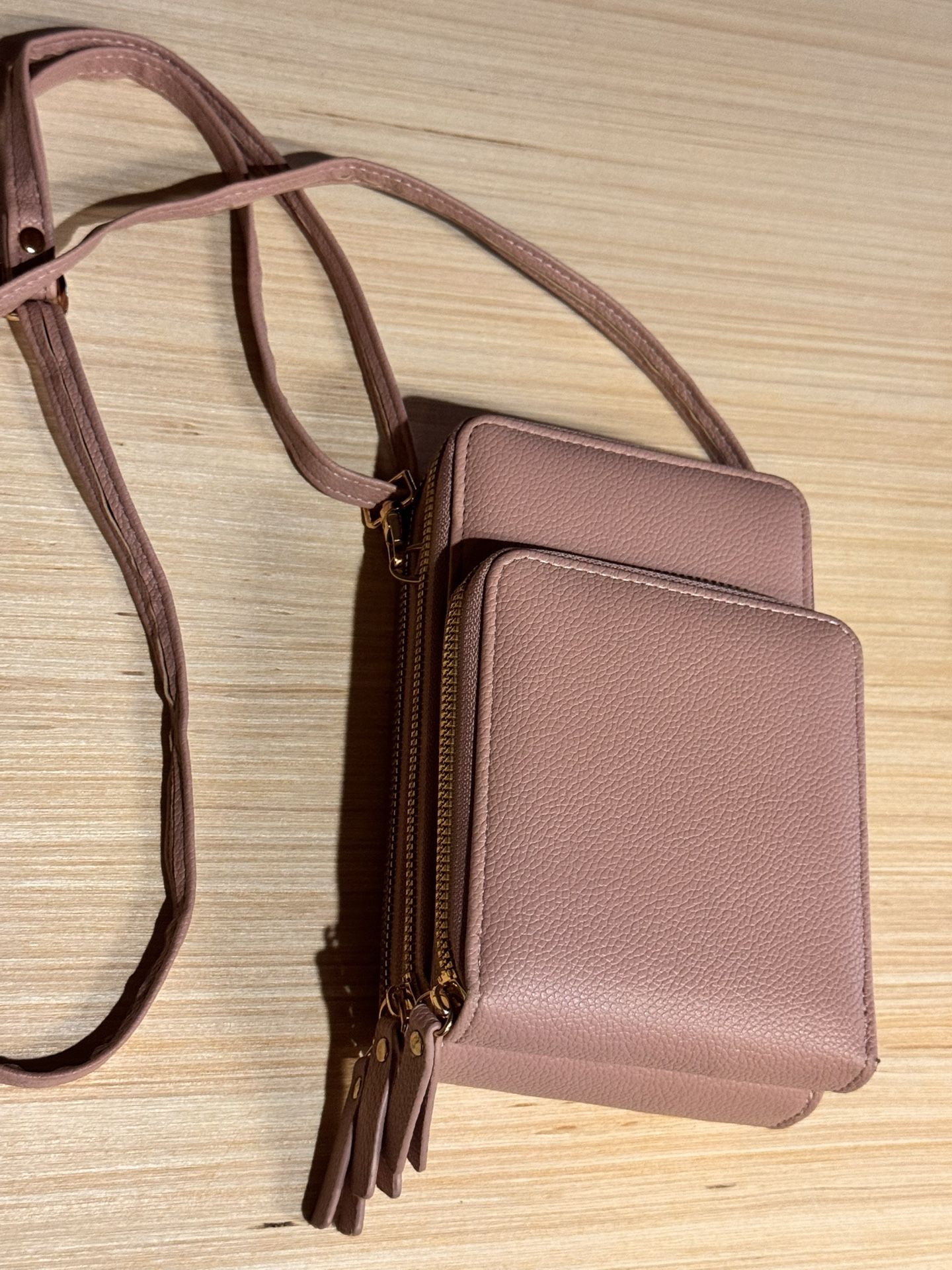 Pink Shoulder Wallet Bag