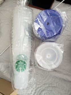 Starbucks frosted reusable cup