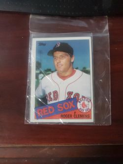 1985 TOPPS ROGER CLEMENS ROOKIE CARD