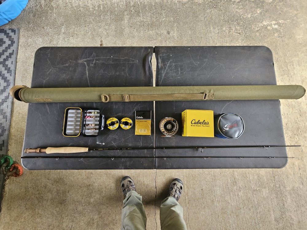 Fly Fishing Rod And Reel Kit