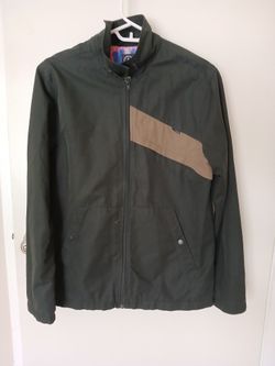 Volcom Windbreaker Green/ Tan size S/P