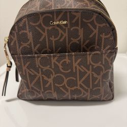 Calvin Klein Brown Back Pack 