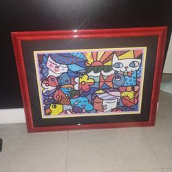 Romero Britto Framed Grow 5000 Piece Puzzle Garden 