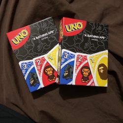 Bape Uno Cards A Bathing Ape Supreme Street Wear Off White