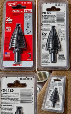 Milwaukee 48-89-9212 Step Drill Bit #12