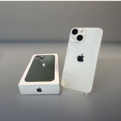 (GIFT FREE TEMPERED GLASS)White Apple iPhone 13 mini
