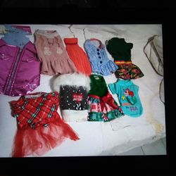 SMALL DOG CLOTHES  $3 EACH