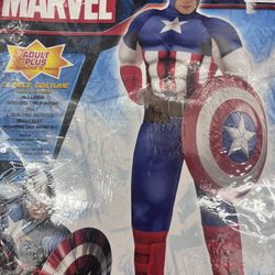 Captain America adult standard costume