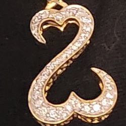 J. Seymour Gold Pendant With Diamonds From Kays