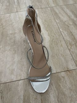 BeBe Stilettos Silver New 10